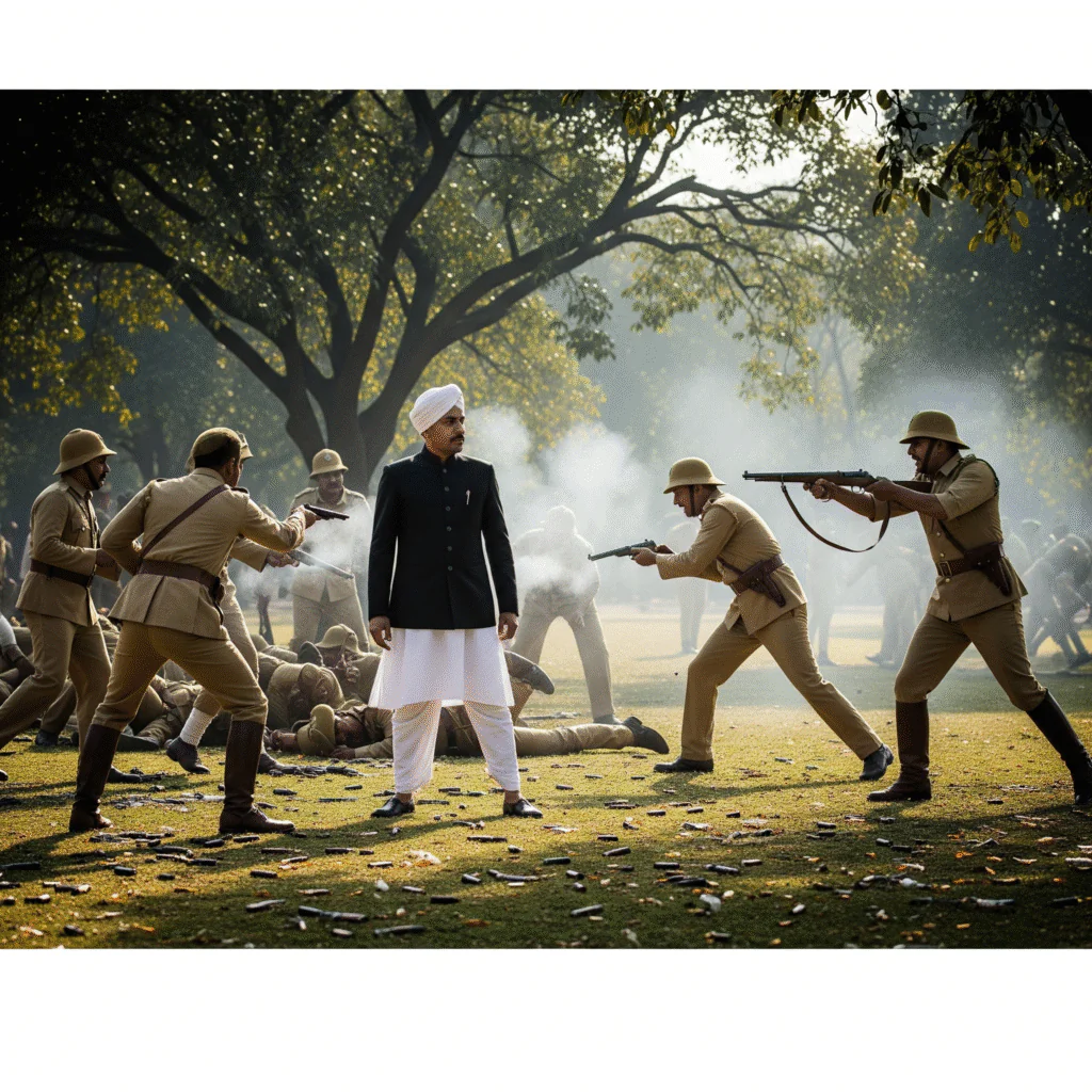 27 February 1931 Alfred Park, Allahabad (now Prayagraj)