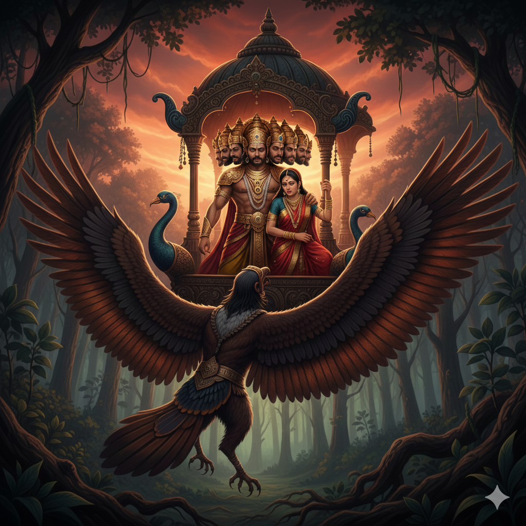 Divine Depiction of Lord Rama, Sita, Lakshmana, and Hanuman