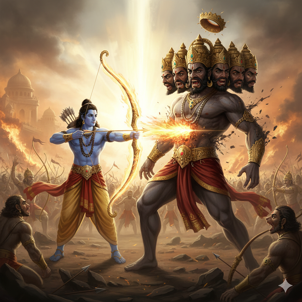 Divine Representation of Lord Rama, Sita, Lakshmana, and Hanuman