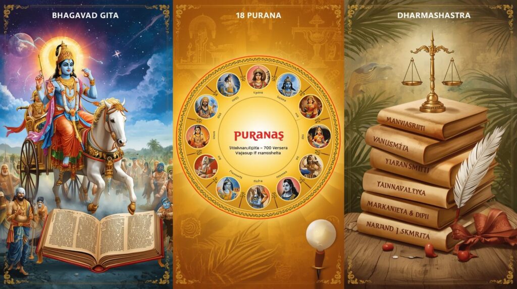 Triad of Hindu Wisdom Gita – Puranas – Dharmashastra