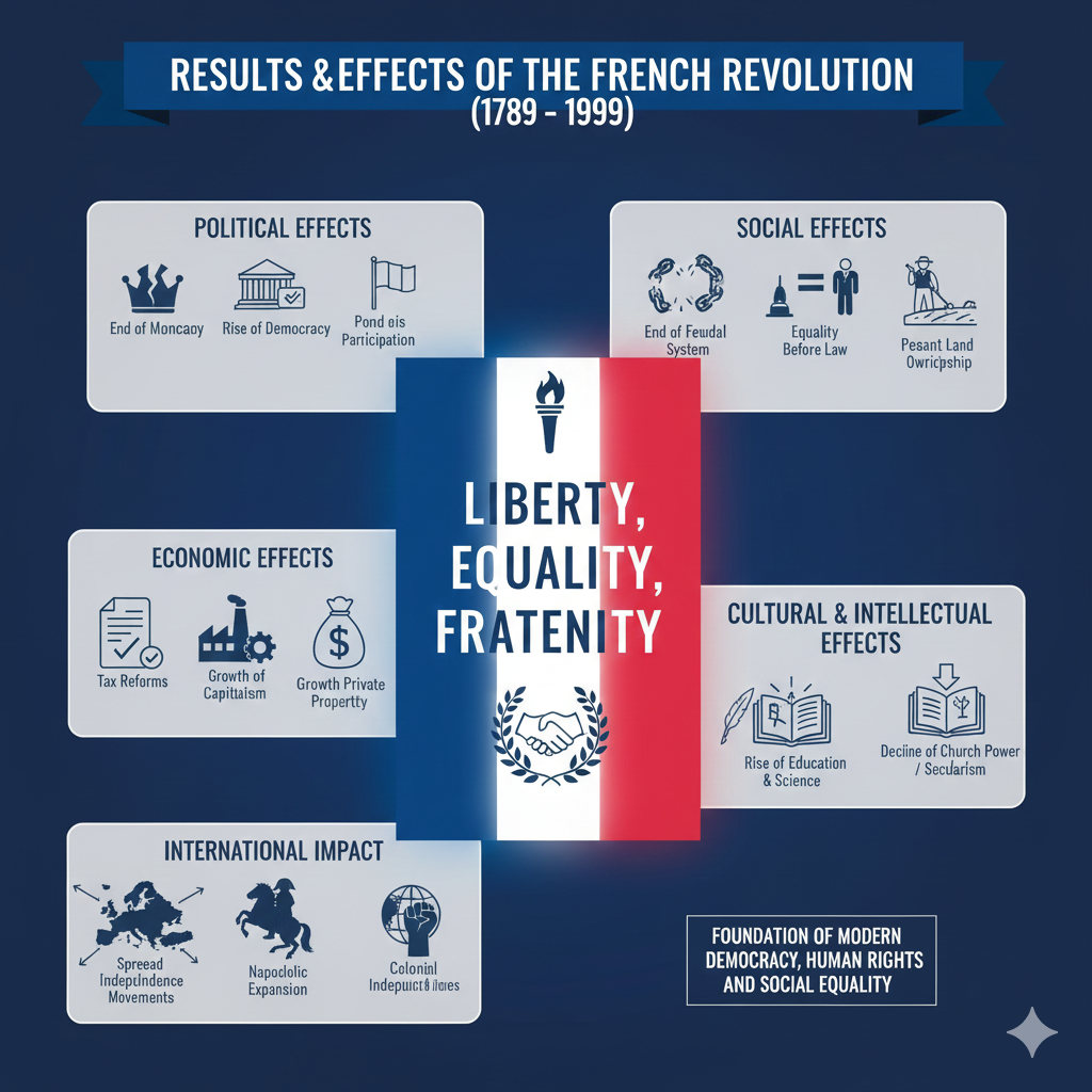Results & Effects of the French Revolution (1789–1799)
