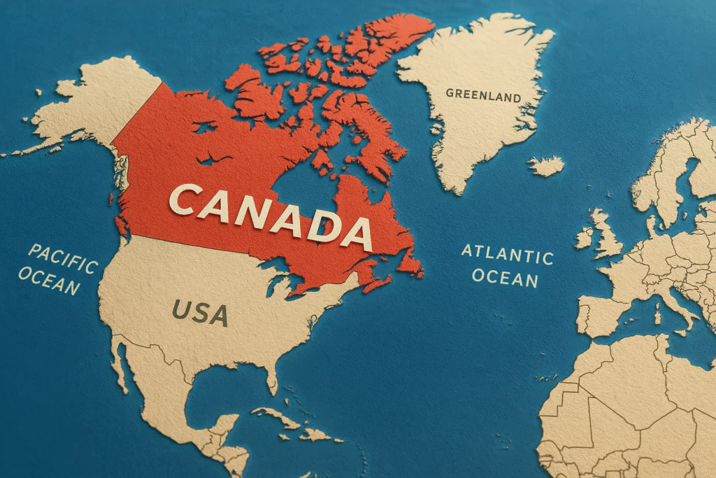 Geographical Form of Canada