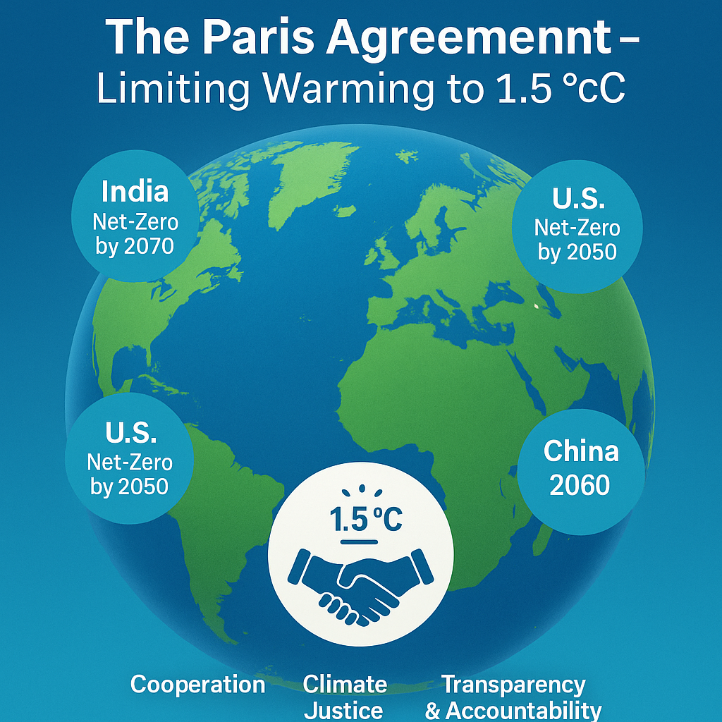 Global Policy (Paris Agreement, Net-Zero Targets)