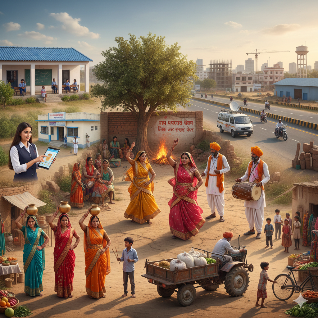 Cultural Tapestry Tradition and Progress in the Northern Plains of India