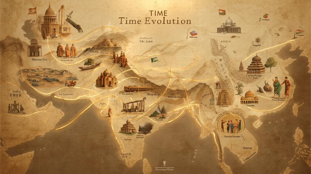 “From Civilisations to Borders — The Evolving Story of India and Her Neighbours”