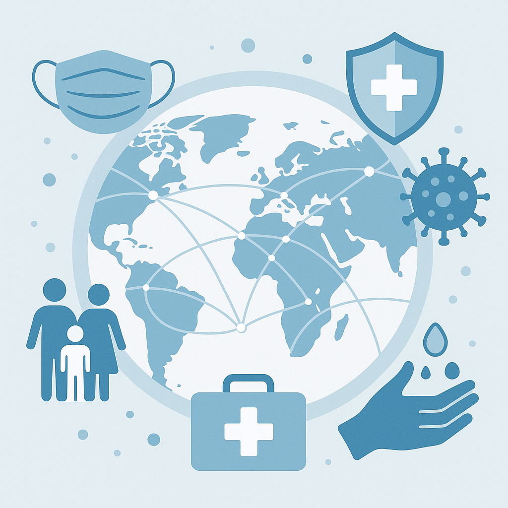 Global Health Security Illustration