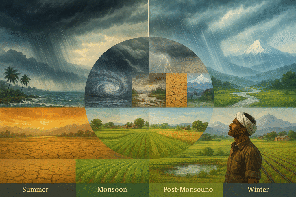 “India’s Climate & Monsoon System – A Dynamic Visual Collage”