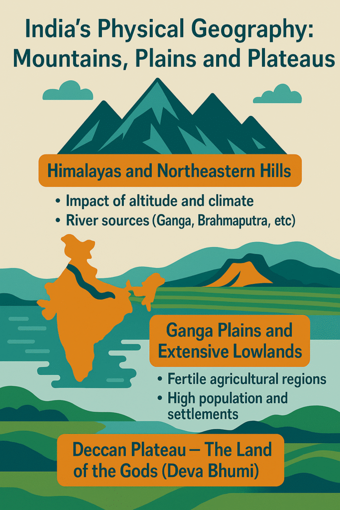 “The Geographic Layers of India”