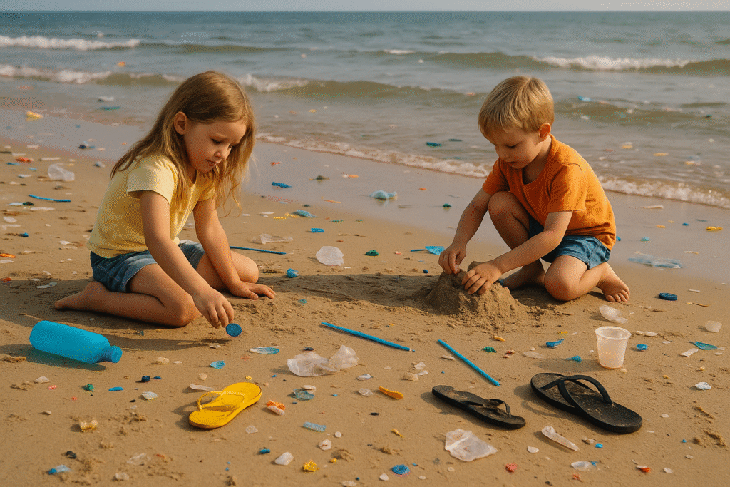 children among ocean plastic pollution.png