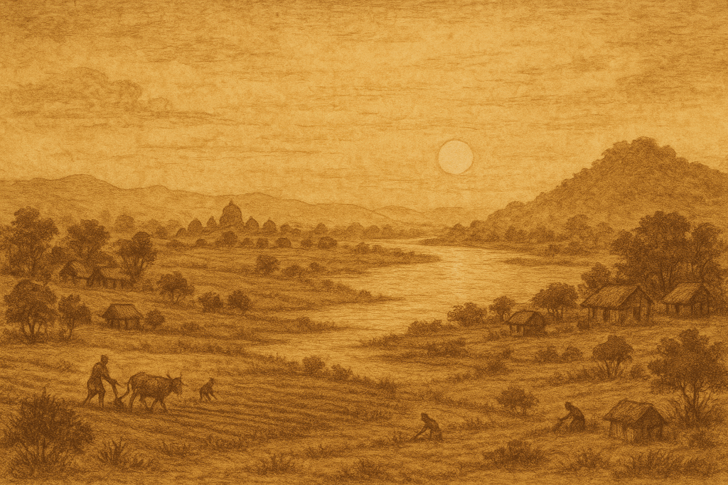 historical magadha agriculture landscape
