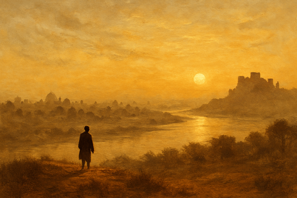 . magadha empire historical landscape art