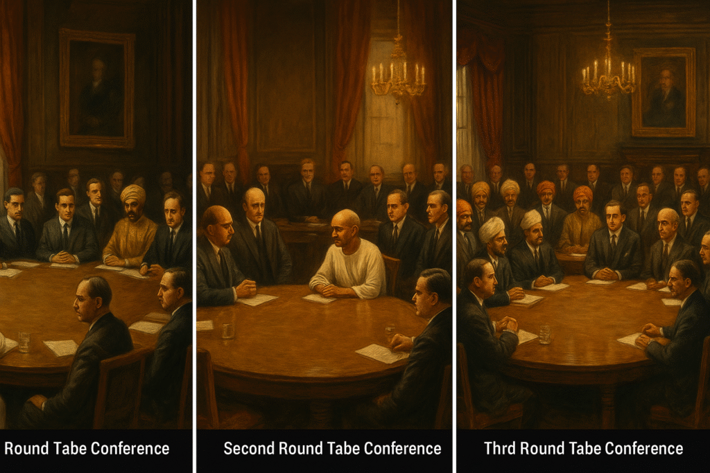 round table conferences 1930 1932 first second third combined