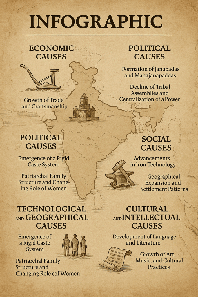 sepia toned infographic map titled Infographic