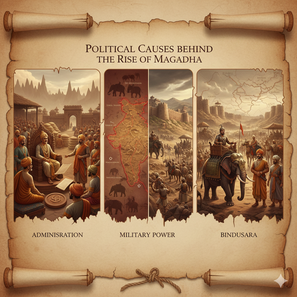 Political Causes Behind the Rise of Magadha
