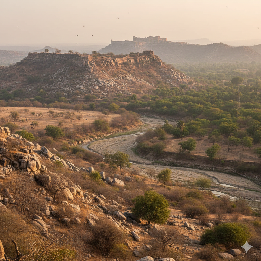 aravalli range history civilization environmental shield.