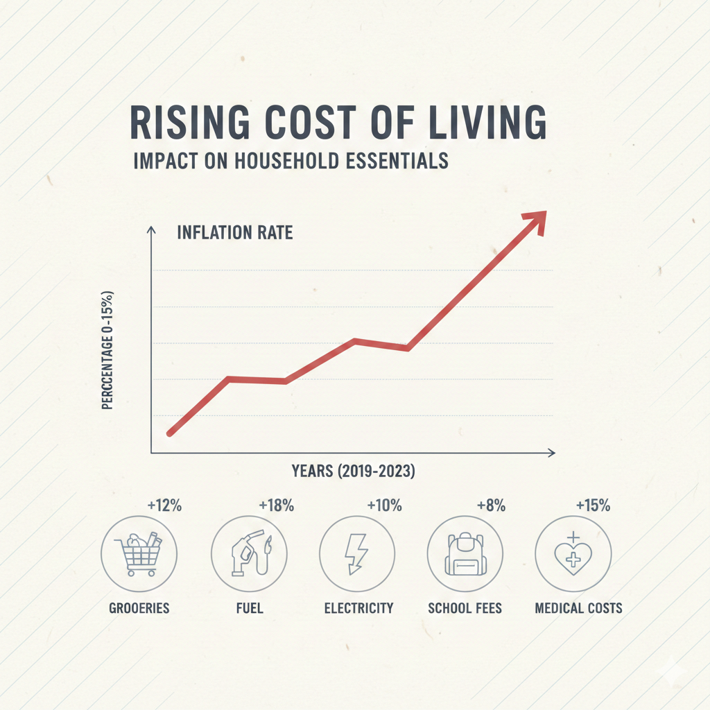 inflation rising cost of living header image