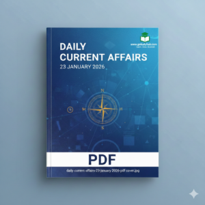 Daily Current Affairs 23 January 2026 PDF Cover