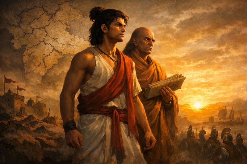 Rise of the Maurya Empire led by Chandragupta Maurya