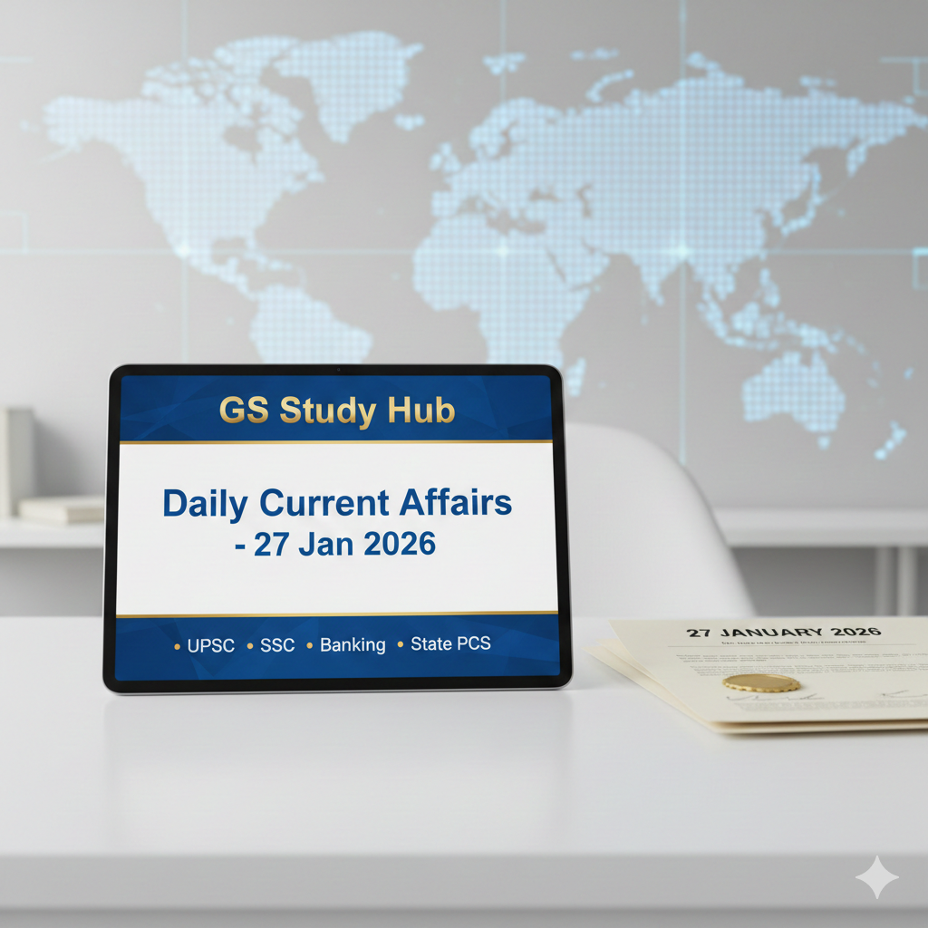 GS Study Hub Daily Current Affairs (27 Jan 2026) Premium Product Cover