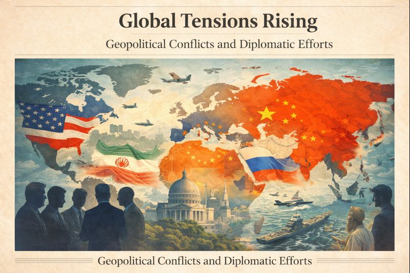 “Global Geopolitics Power, Diplomacy and Tensions”