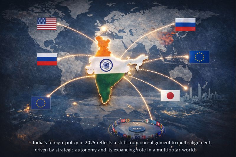“India at the Center of a Multi Polar World (2025)”