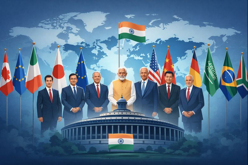 India Global Diplomacy G20 Current Affairs GS Study Hub.png