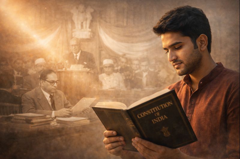 Adoption of the Indian Constitution 26 November 1949 ceremony