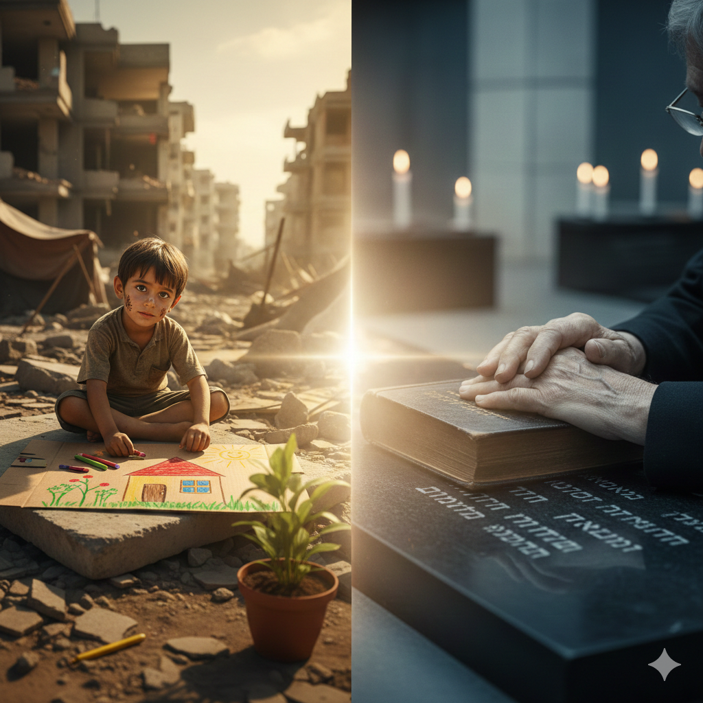 Two Memories, One Hope A Visual Story of Humanity Between Conflict