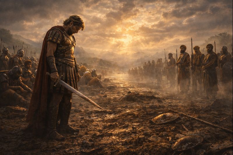 alexander defeat in india humility