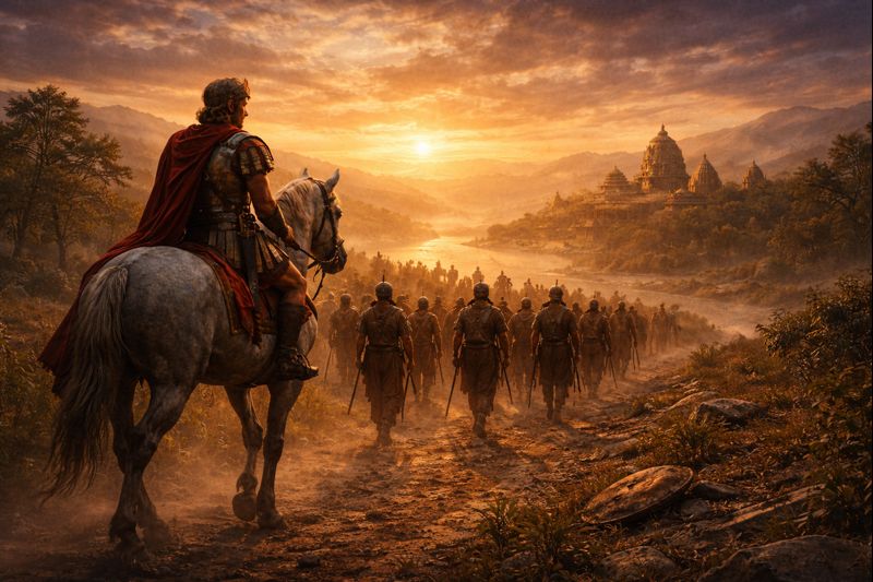 alexander return from india inner journey