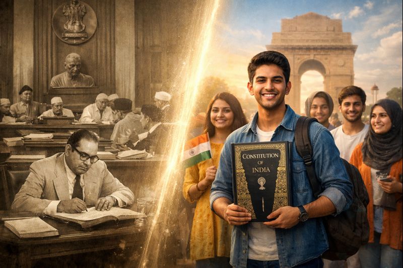 Adoption of the Indian Constitution 26 November 1949 historic moment