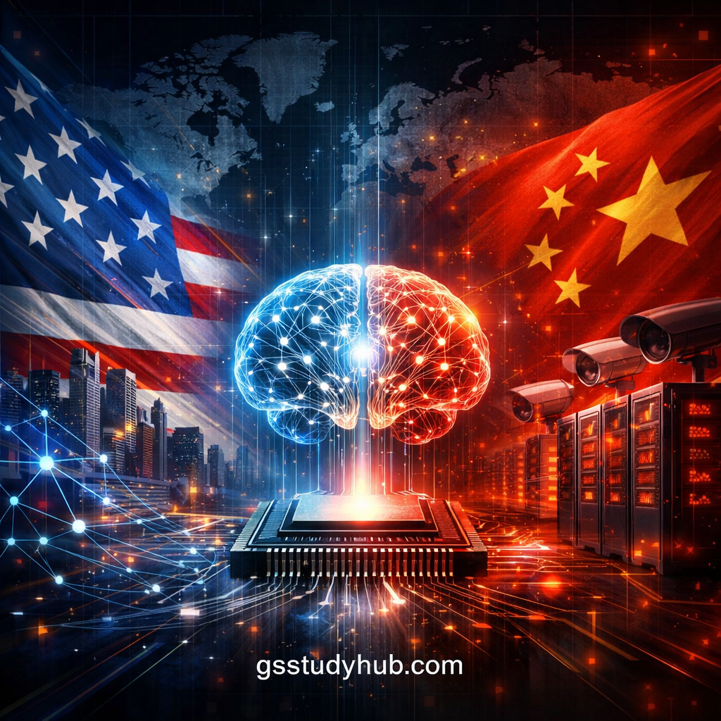 AI Arms Race US-China Tech War semiconductor competition