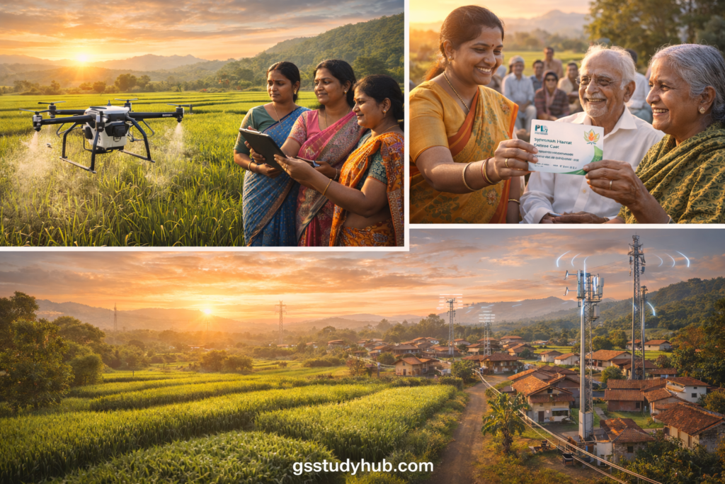 ayushman bharat drone didi smart village india.webp