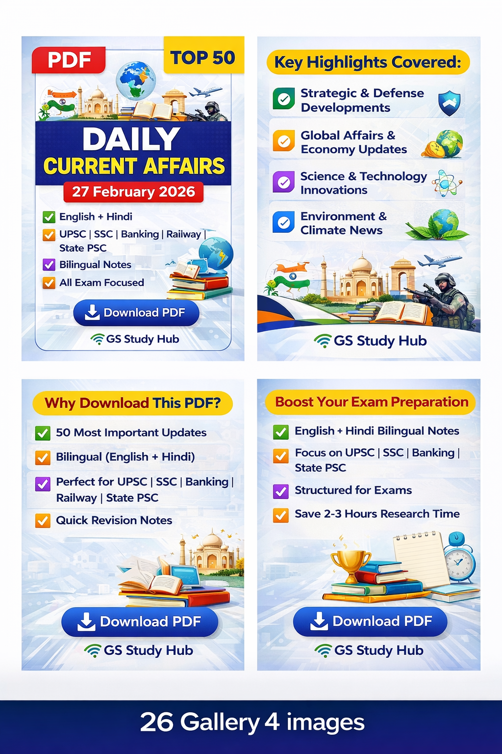 Daily Current Affairs 27 February 2026 PDF