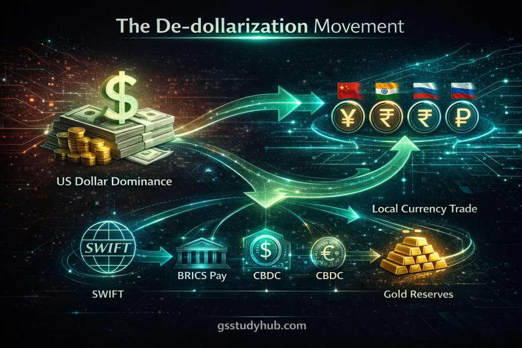 de dollarization movement flowchart 2026 gsstudyhub.png