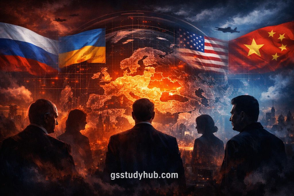 Russia Ukraine War causes and global impact map