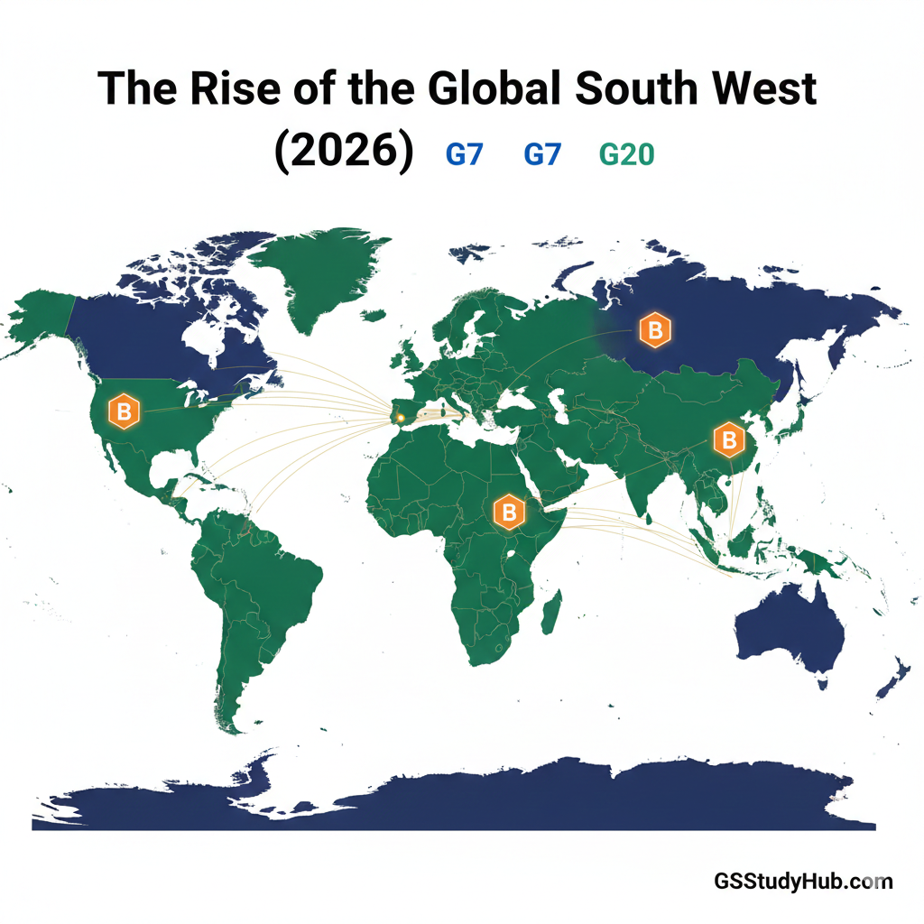 global power shift map global south vs west 2026 gsstudyhub.png