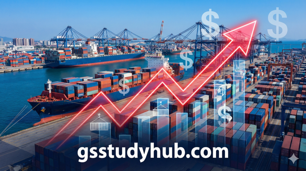 global shipping cost inflation supply chain disruption gsstudyhub.jpg