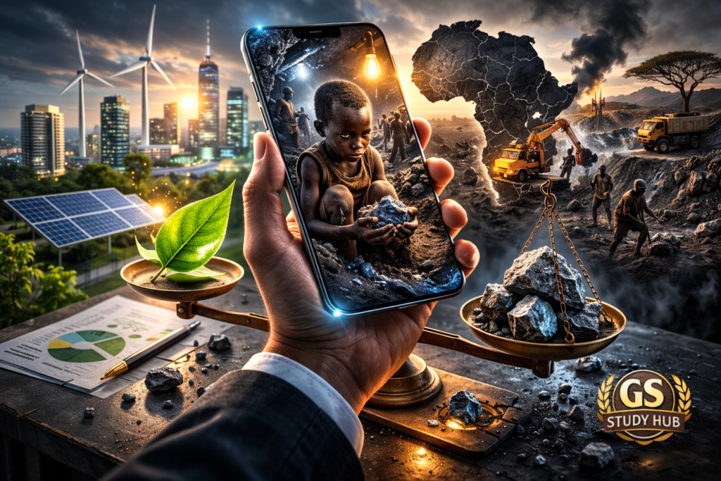 Energy Transition vs Oil Politics infographic comparison