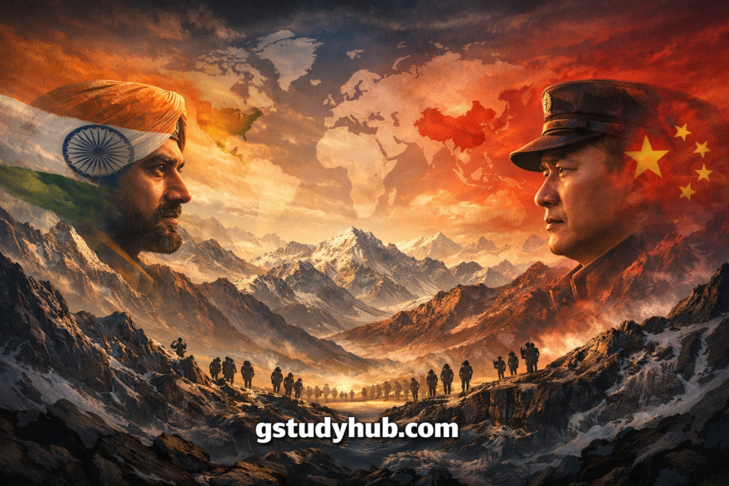 India-China Relations border tensions map and diplomatic strategy analysis