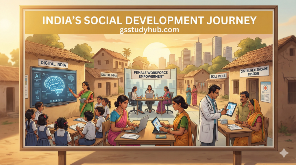 india social development education women health gsstudyhub 4k.jpg