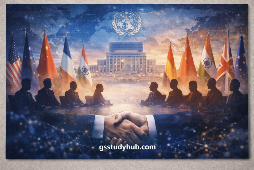 Top 50 Current Affairs 15 February 2026 – India Economic Policy Highlights by GS Study Hub