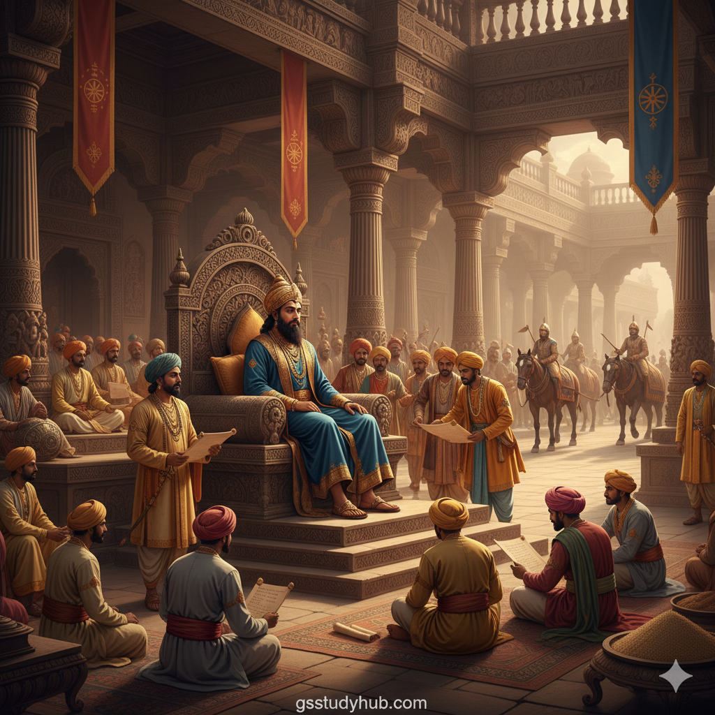 maurya administration system central provincial local governance gsstudyhub.png