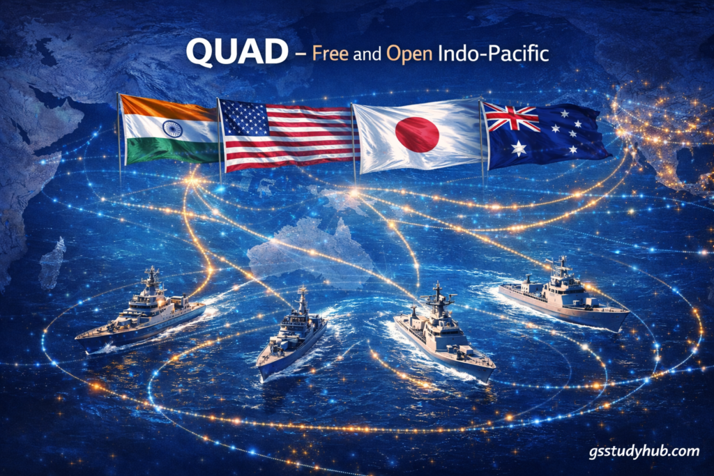 India’s Role in the Indo-Pacific Strategy – gsstudyhub.com