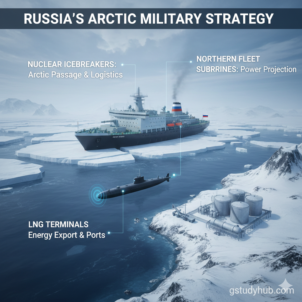 russia arctic military strategy infographic.webp