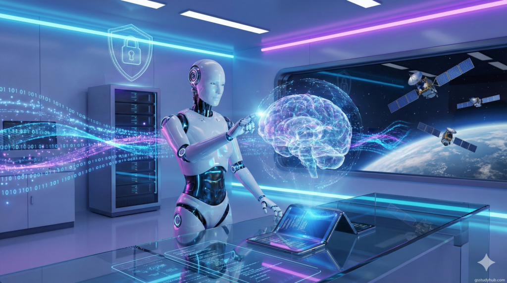 science technology space ai robot satellite 4k gsstudyhub.png