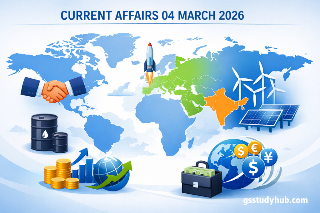 Current Affairs 04 March 2026 global innovation infographic gsstudyhub.com