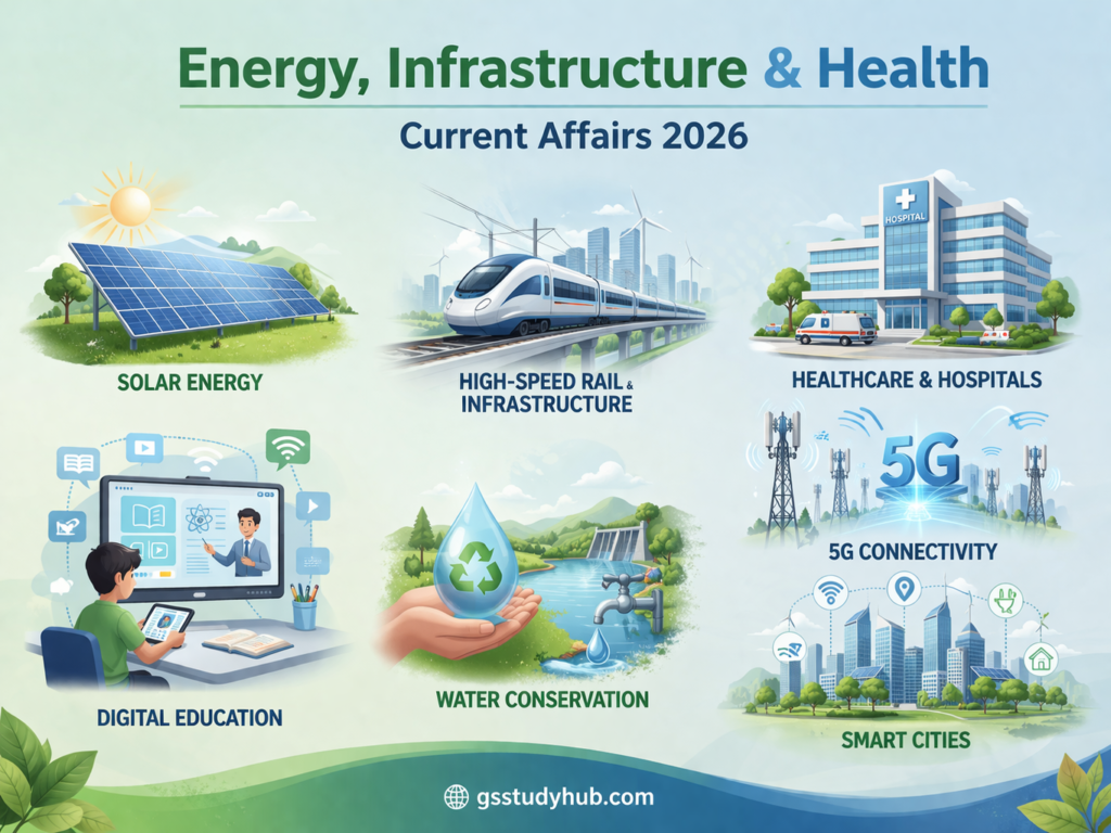 Current Affairs 24 March 2026 infographic economy technology