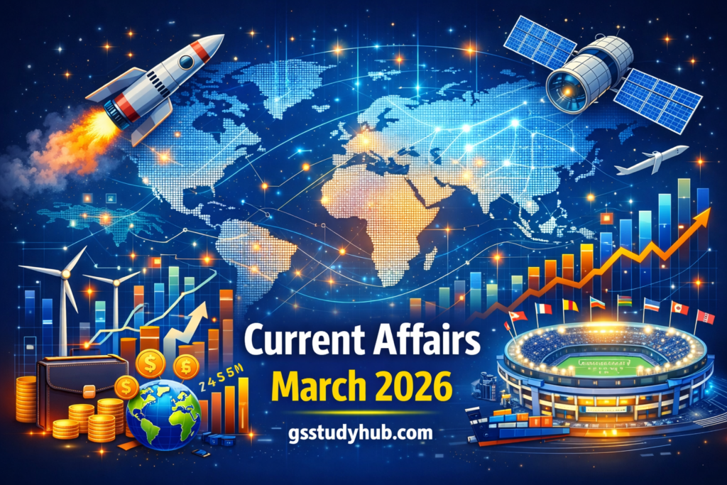 current affairs march 2026 space sports global economy.webp