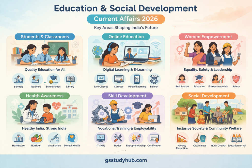 education social development current affairs 2026.webp
